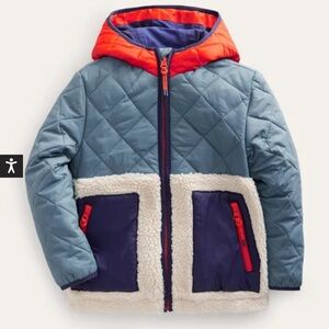 NWT Mini Boden Borg jacket/coat 5-6 yr